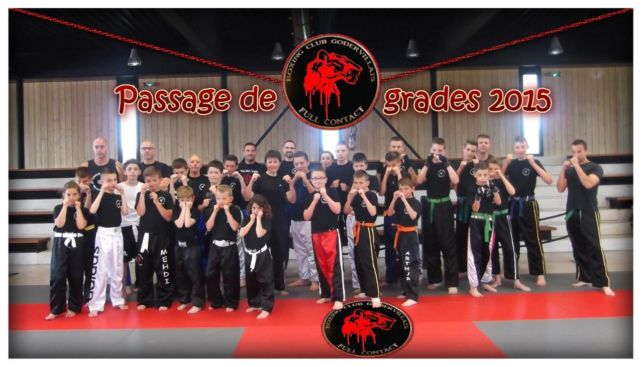 Les épreuves de passage de grade sont finies