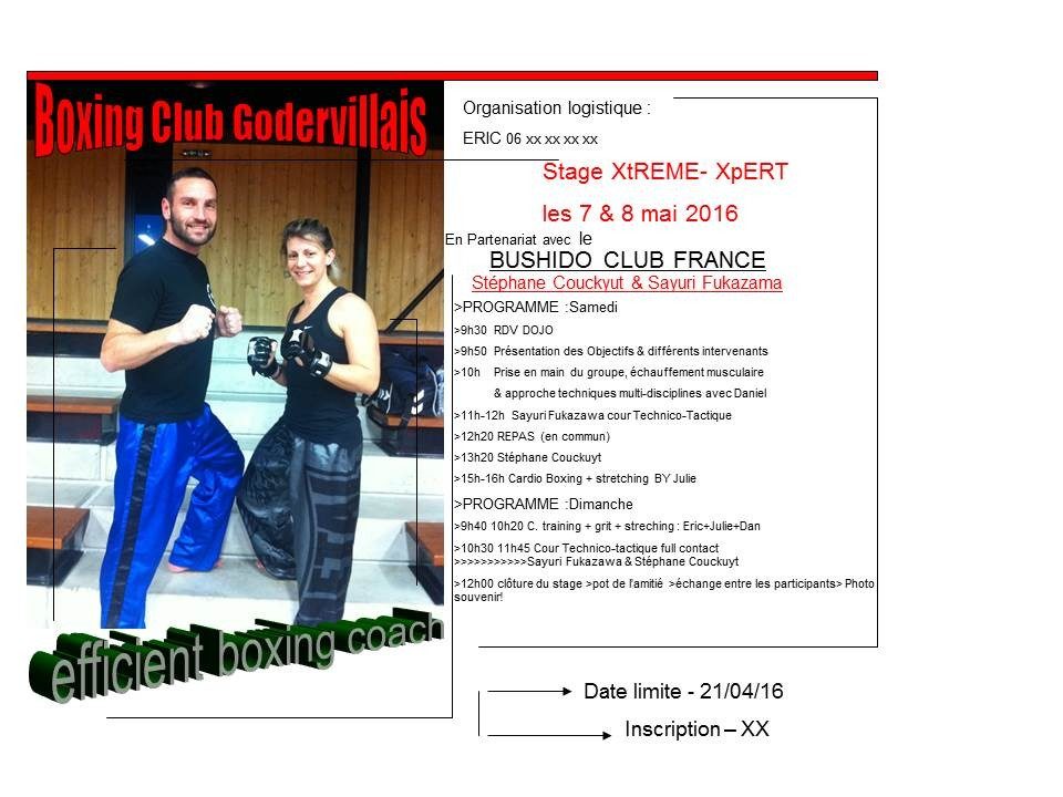 Stage Xtreme Xpert avec Bushido Club France