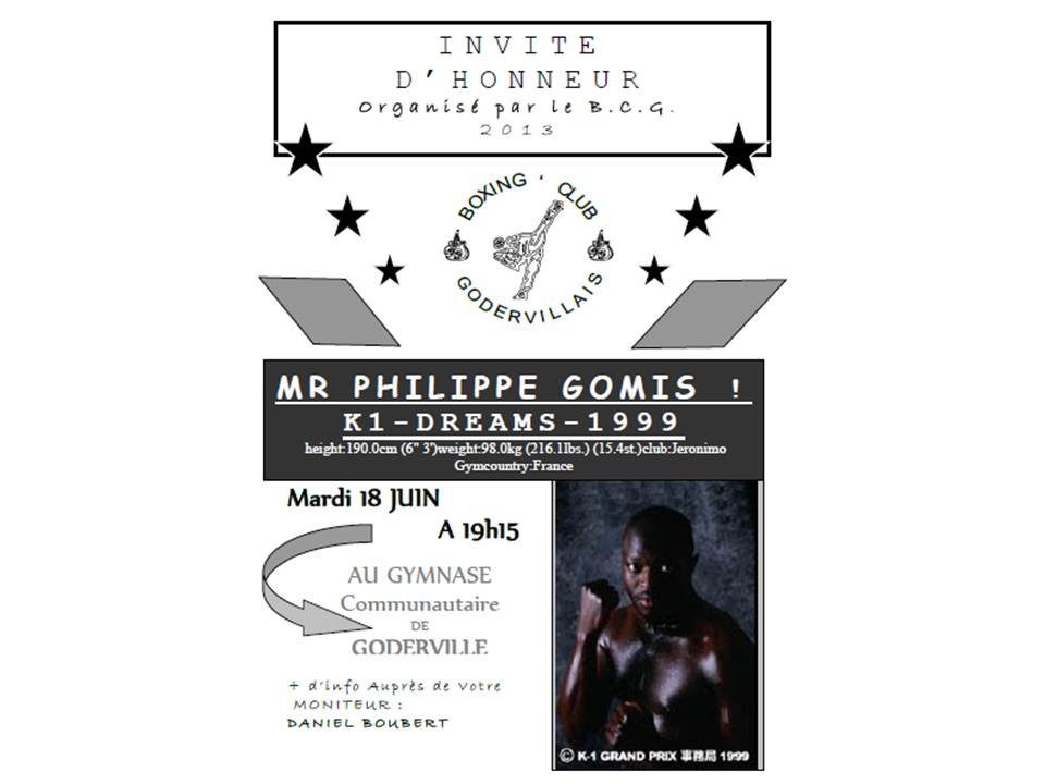 Invité d'honneur Philippe Gomis, K1-Dreams 1999